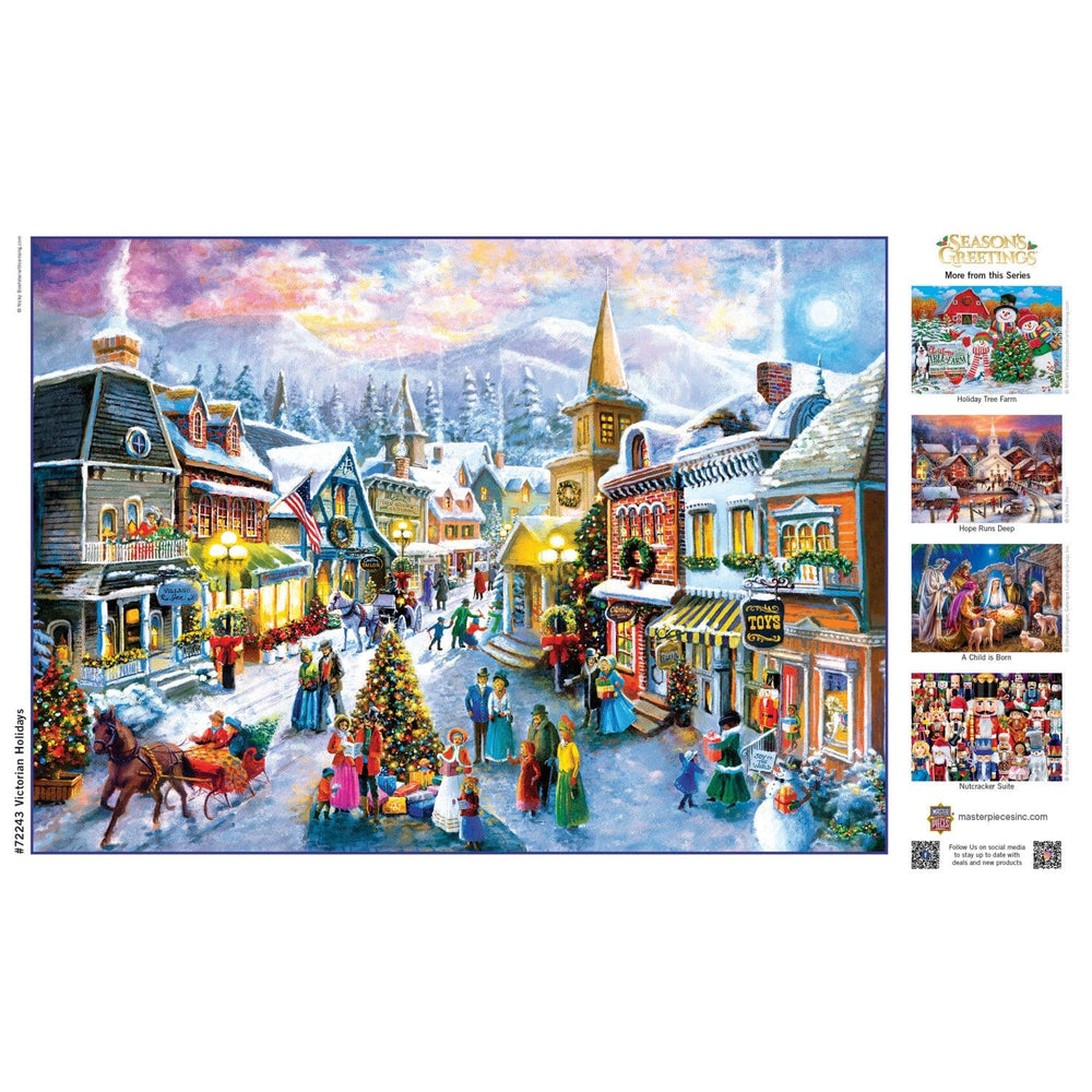 Season's Greetings - Victorian Holidays 1000 Piece Jigsaw Puzzle (ONLINE ORDER ONLY)