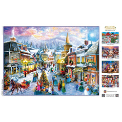 Season's Greetings - Victorian Holidays 1000 Piece Jigsaw Puzzle (ONLINE ORDER ONLY)