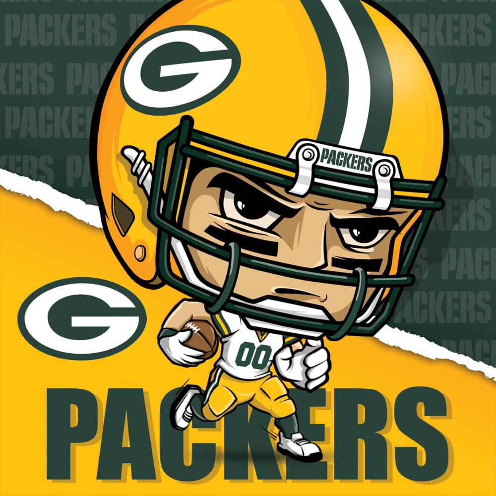 Green Bay Packers - NFL Mascot 100 Piece Jigsaw Puzzle (ONLINE ORDER ONLY)