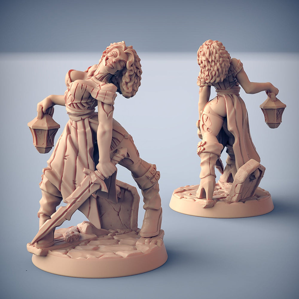 3D Printed Artisan Guild Eliza Fallen Pinup Oldburg Fallen Ones 28mm 32mm (Online Only)