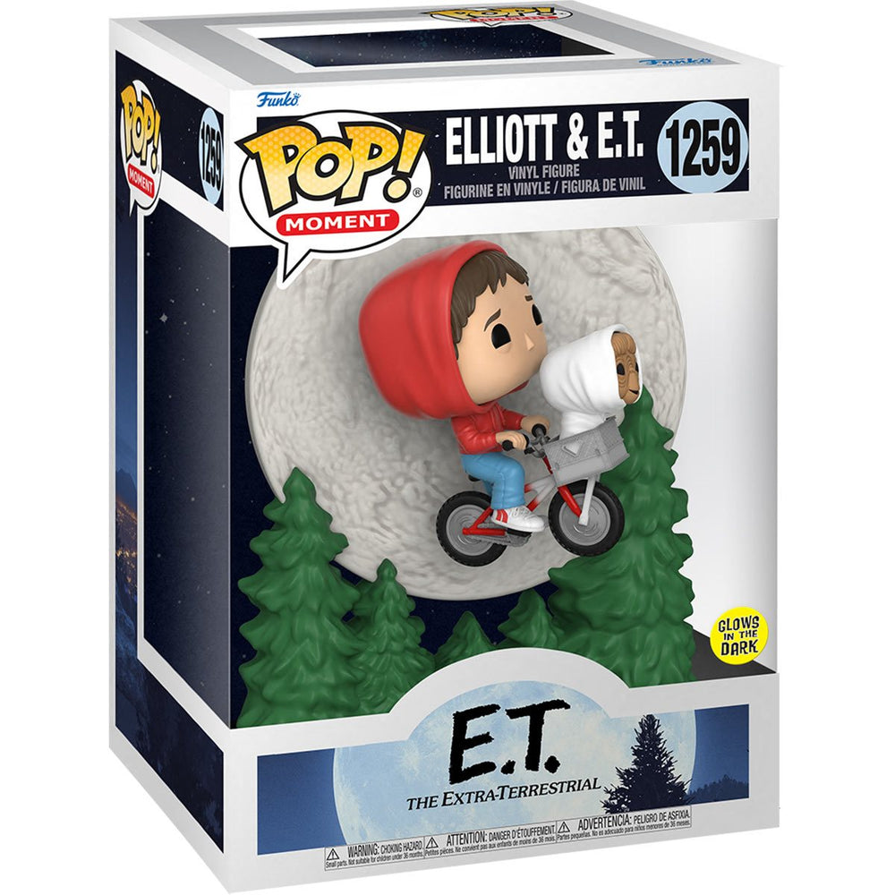 Funko POP! Moments: Elliot & E.T. 1259 (Glows in the Dark) (ONLINE ORDER ONLY)