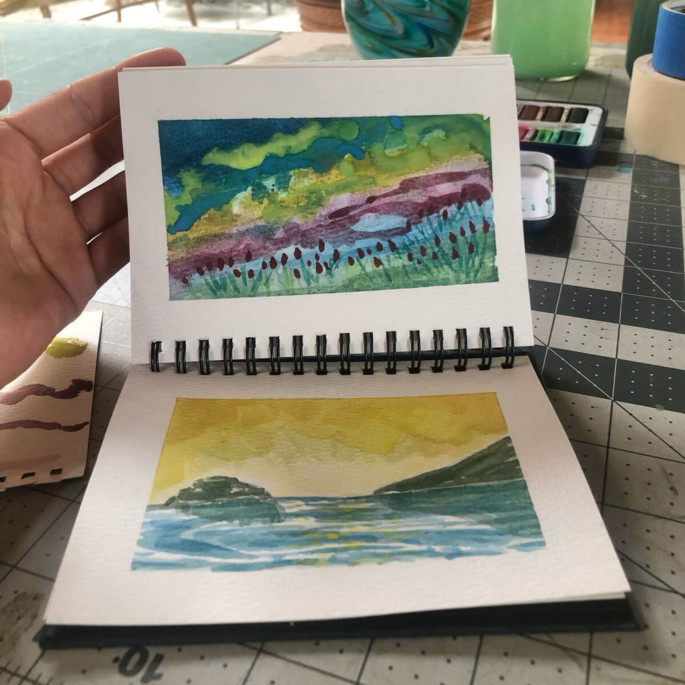 Watercolor Paper Pad (Large) – 7" x 10" – 110 lb Cotton Rag (ONLINE ORDER ONLY)