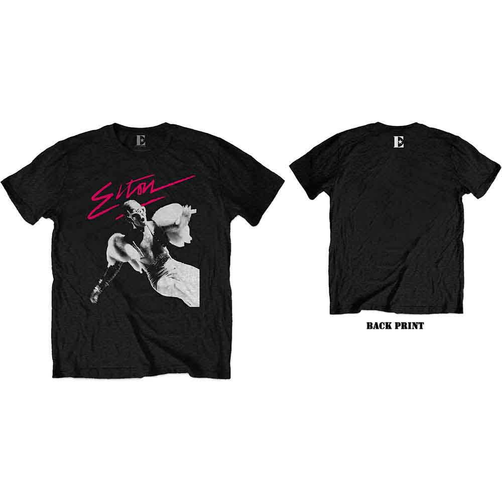 Elton John - Pink Brush [T-Shirt] (ONLINE ORDER ONLY)