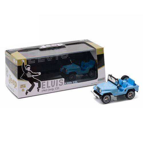 Elvis Presley CJ-5 Sierra Blue Jeep 1:43 Scale Die-Cast Metal Vehicle (Online Order Only)