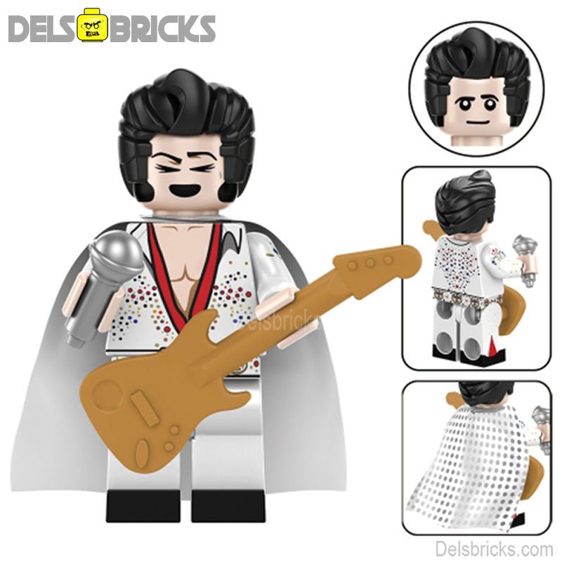Elvisd presley The king Lego Minifigures Custom Music Toys (ONLINE ORDER ONLY)
