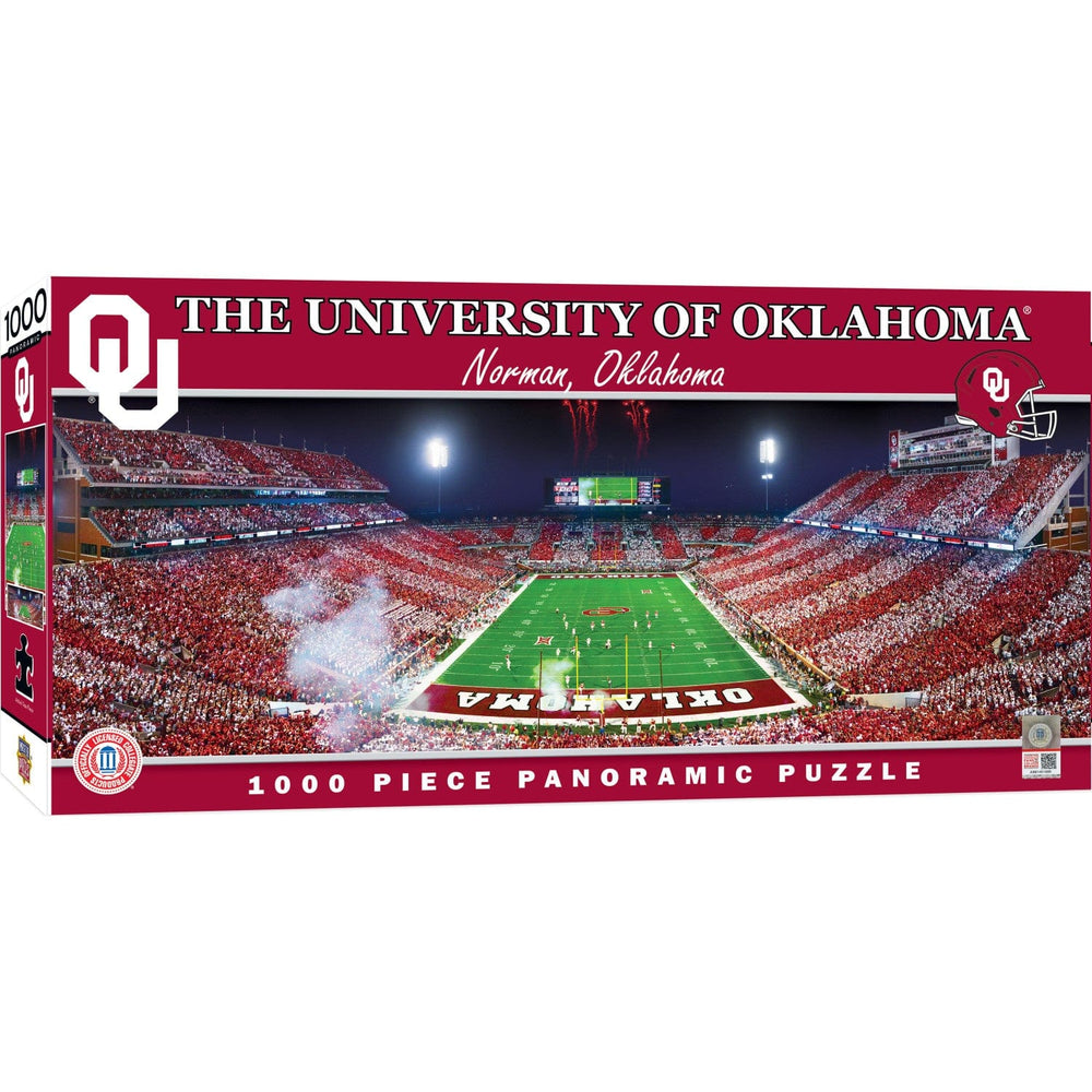 Oklahoma Sooners - 1000 Piece Panoramic Jigsaw Puzzle - End View (ONLINE ORDER ONLY)