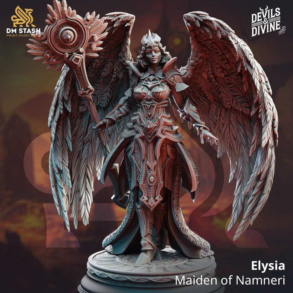 Elysia, Maiden of Namneri (Female Angel Cleric) (Online Order Only)