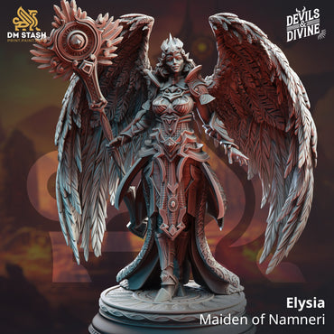 Elysia, Maiden of Namneri (Female Angel Cleric) (Online Order Only)