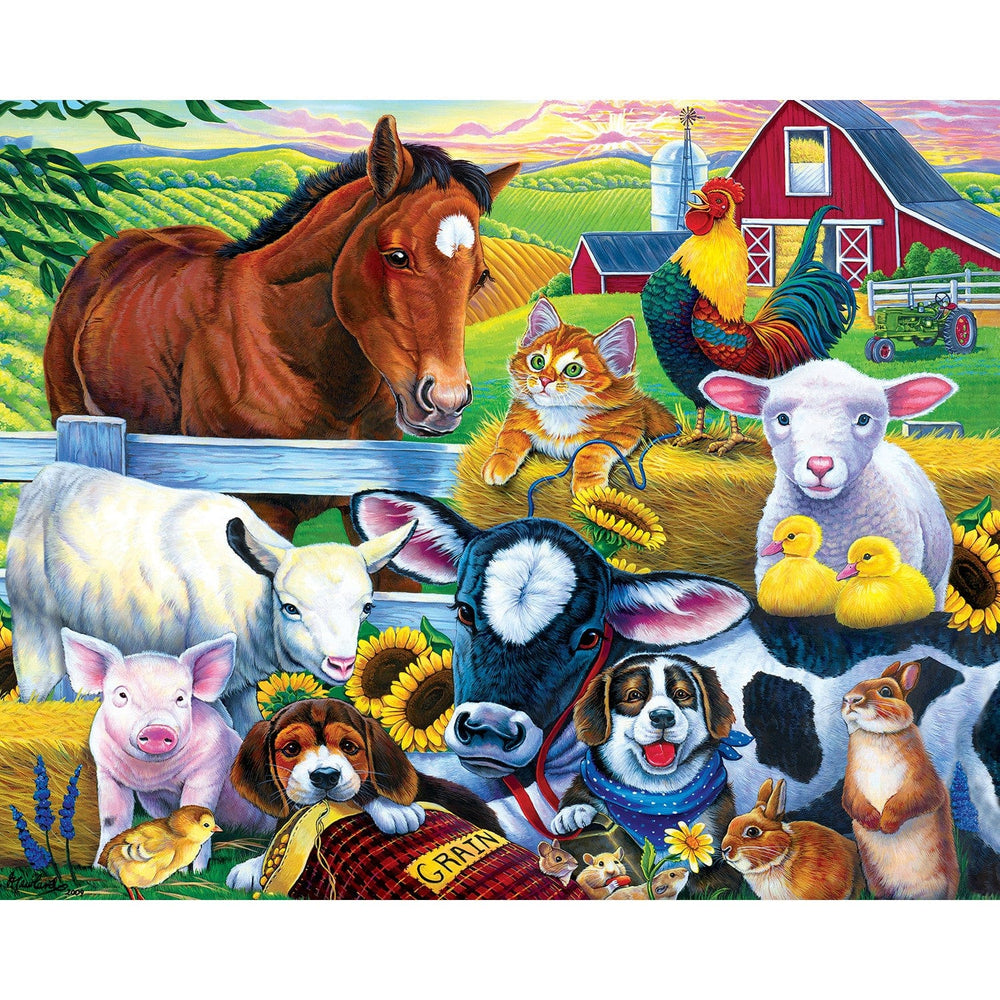 World of Animals 100 Piece Jigsaw Puzzles 4-Pack V2 (ONLINE ORDER ONLY)