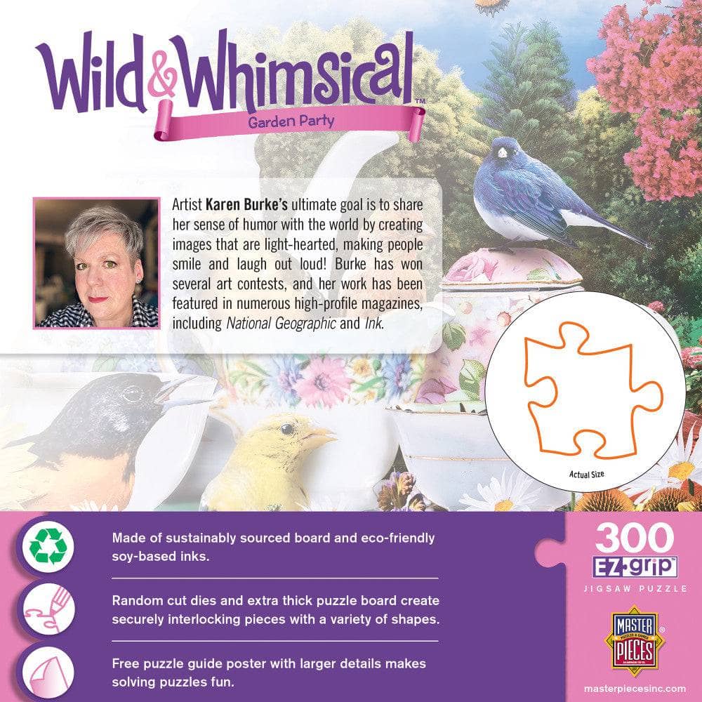 Wild & Whimsical - Garden Party 300 Piece EZ Grip Jigsaw Puzzle (ONLINE ORDER ONLY)