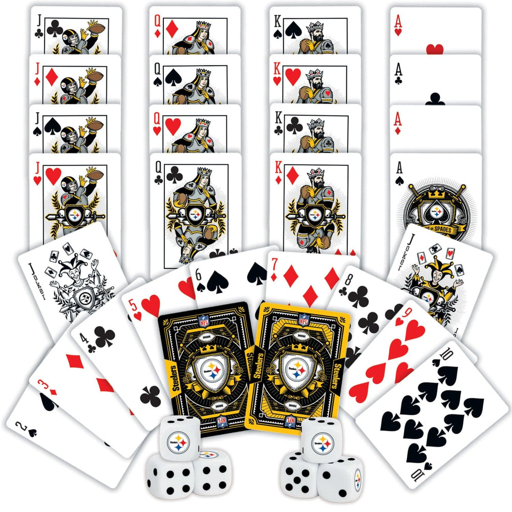Pittsburgh Steelers - 2-Pack Playing Cards & Dice Set (ONLINE ORDER ONLY)
