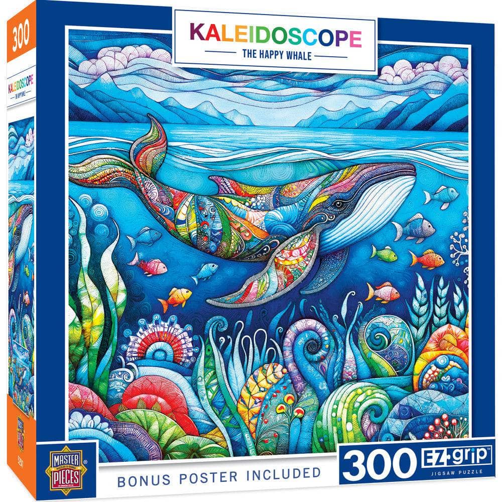 Kaleidoscope - The Happy Whale 300 Piece EZ Grip Jigsaw Puzzle (ONLINE ORDER ONLY)