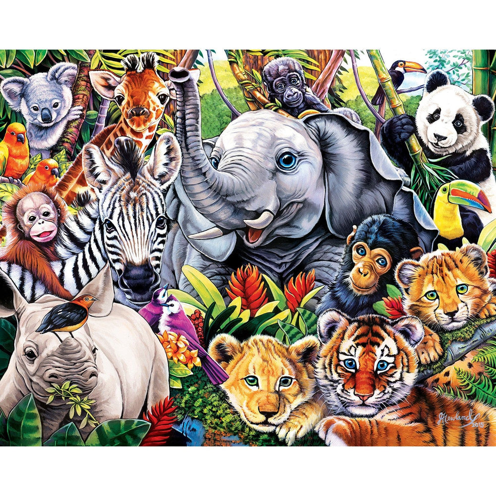 World of Animals 100 Piece Jigsaw Puzzles 4-Pack V1 (ONLINE ORDER ONLY)