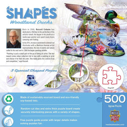 Shapes - Woodland Ducks 500 Piece Jigsaw Puzzle