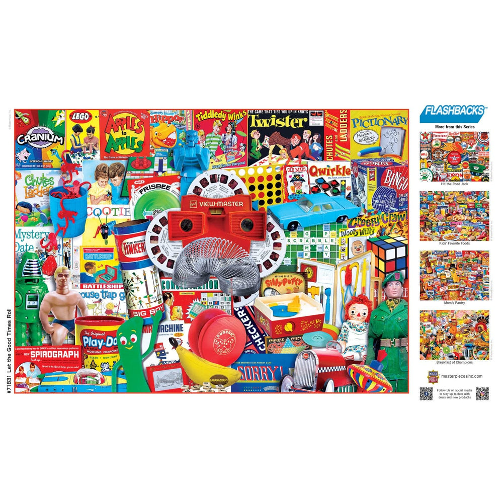 Flashbacks - Let the Good Times Roll 1000 Piece Jigsaw Puzzle (ONLINE ORDER ONLY)