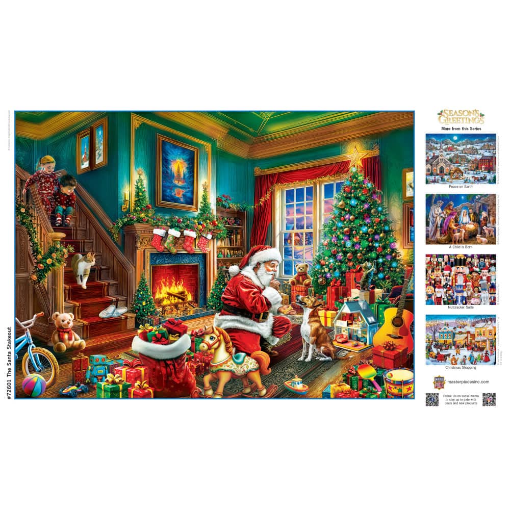 Season's Greetings - The Santa Stakeout 1000 Piece Jigsaw Puzzle
