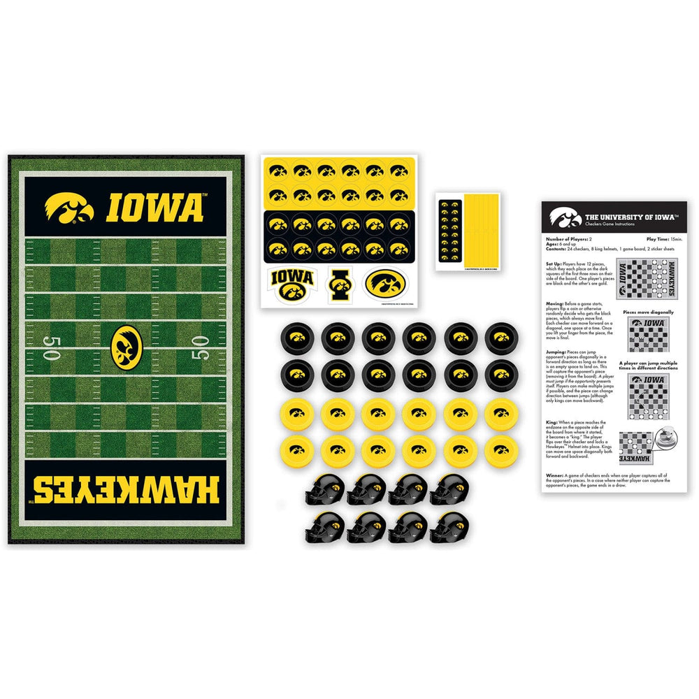 Iowa Hawkeyes Checkers Board Game (ONLINE ORDER ONLY)