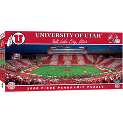 Utah Utes - 1000 Piece Panoramic Jigsaw Puzzle