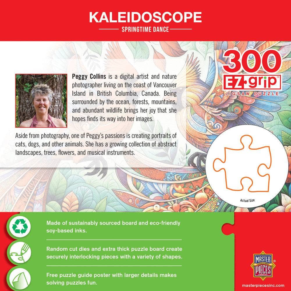Kaleidoscope - Springtime Dance 300 Piece EZ Grip Jigsaw Puzzle (ONLINE ORDER ONLY)