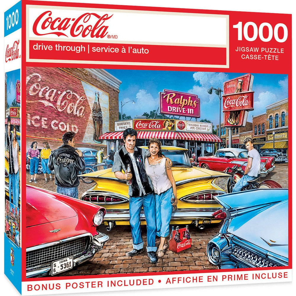 Coca-Cola - Drive Through 1000 Piece Jigsaw Puzzle (ONLINE ORDER ONLY)