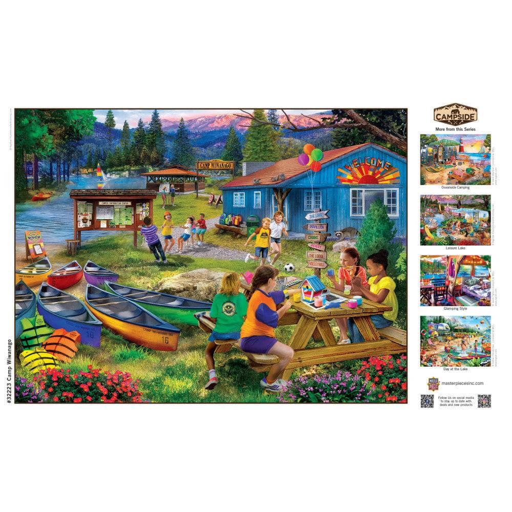 Campside - Camp Wiwanago 300 Piece EZ Grip Jigsaw Puzzle (ONLINE ORDER ONLY)