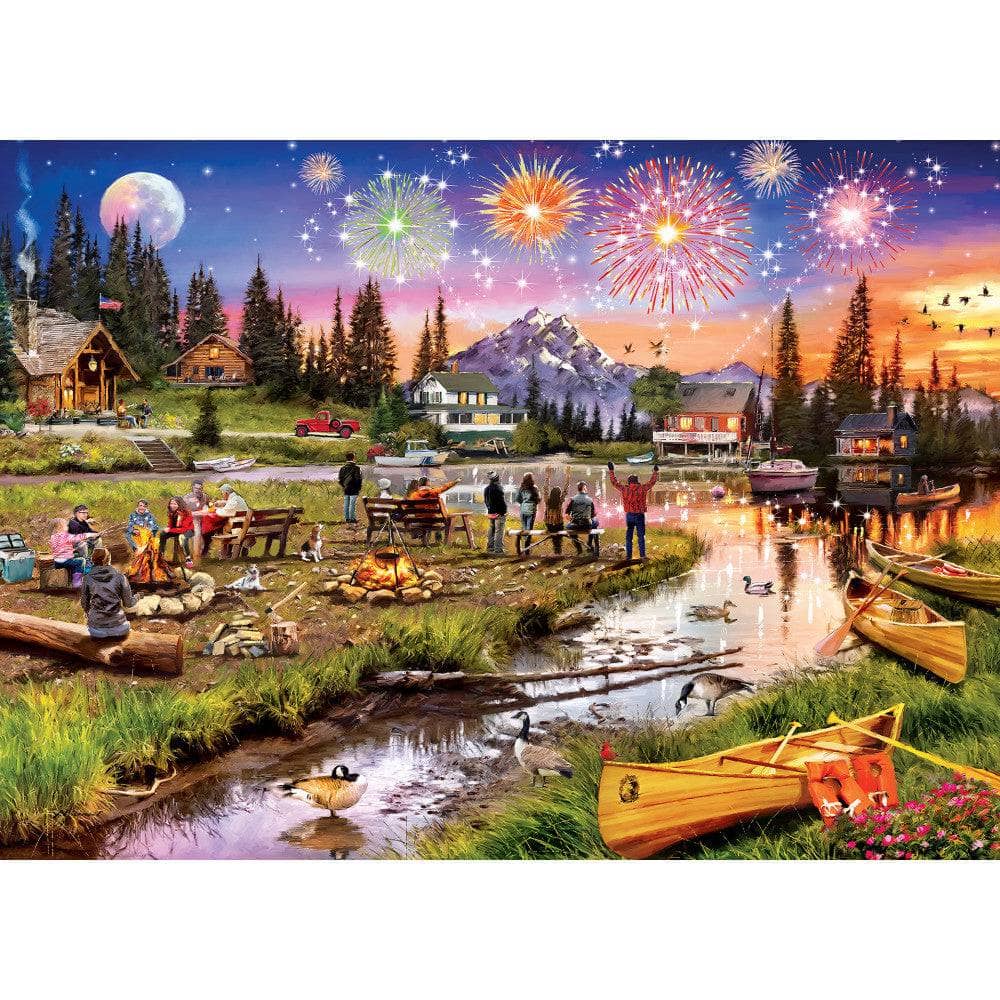 Art Gallery - Fireworks on the Mountain 1000 Piece Jigsaw Puzzle (ONLINE ORDER ONLY)