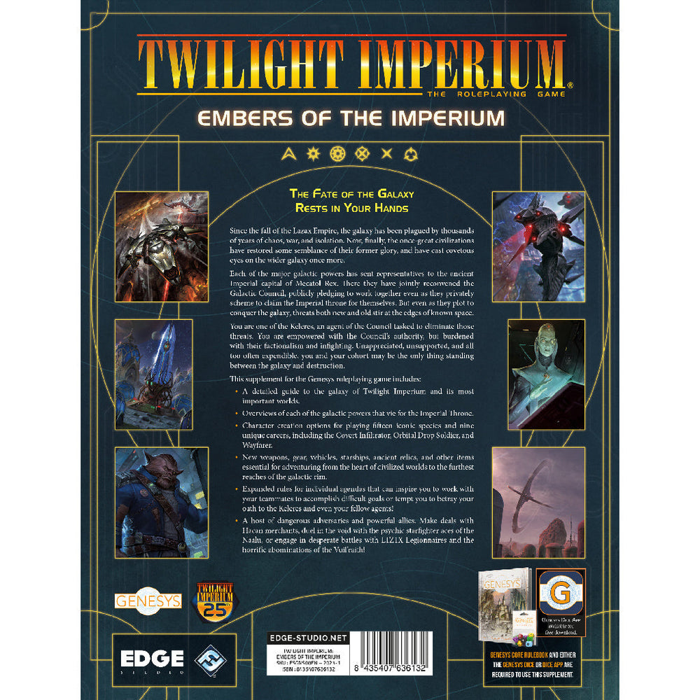 Genesys: Embers of the Imperium (ONLINE ORDER ONLY)
