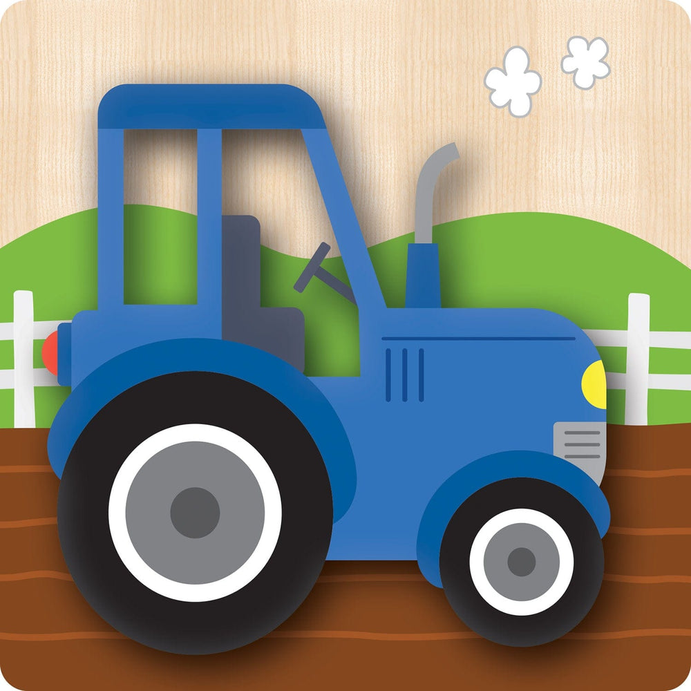 Farm Chunky Wood Puzzles - Kids 4-Pack
