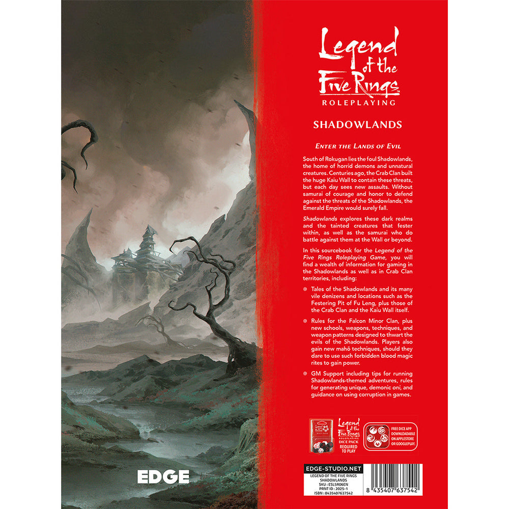 Legend of the Five Rings RPG: Shadowlands (ONLINE ORDER ONLY)