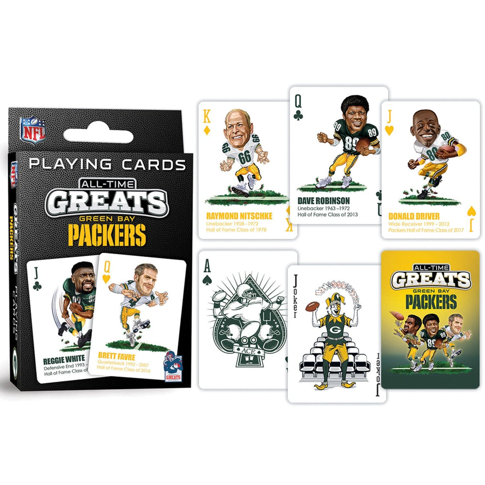 Green Bay Packers All-Time Greats Playing Cards - 54 Card Deck (ONLINE ORDER ONLY)