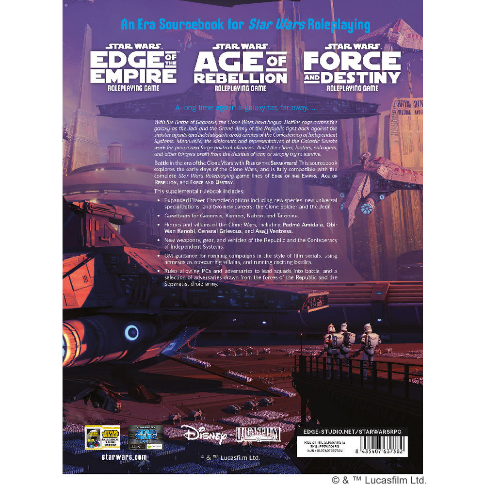 Star Wars Roleplaying: Rise of the Separatists (ONLINE ORDER ONLY)