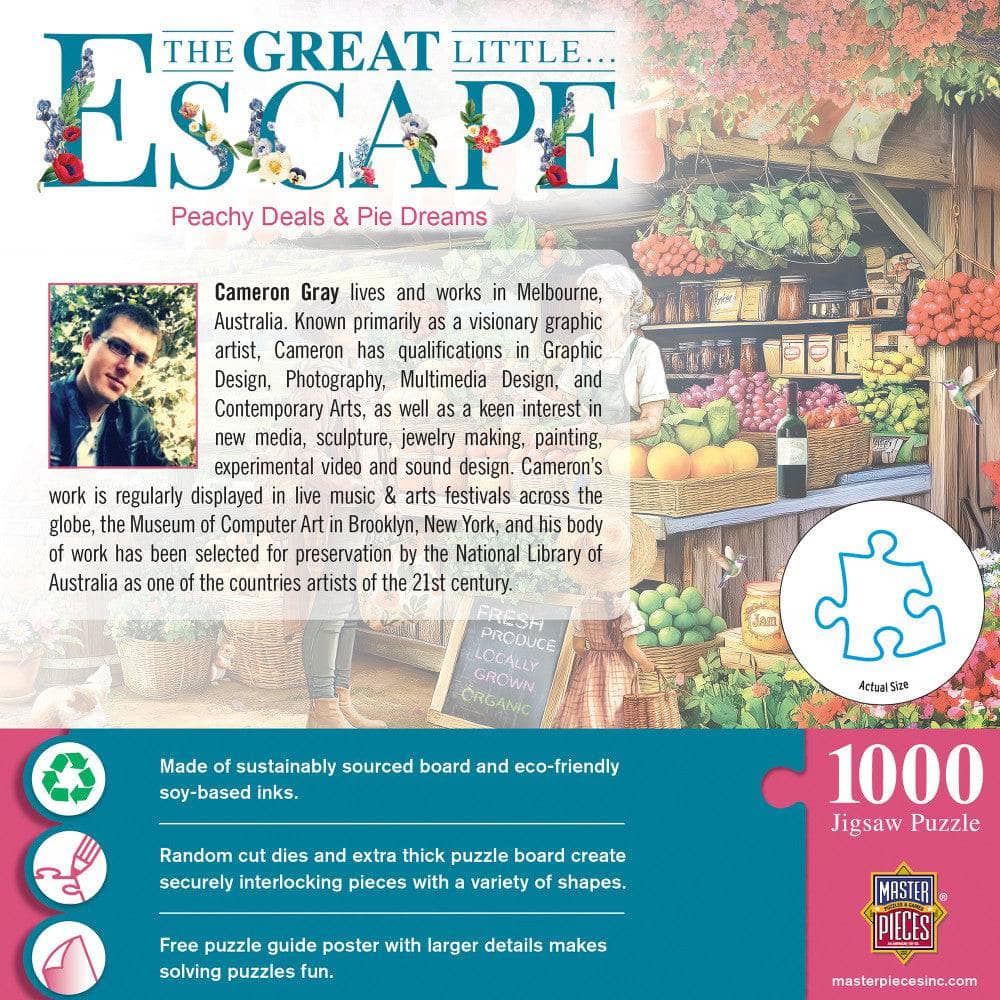 The Great Little Escape - Peachy Deals & Pie Dreams 1000 Piece Jigsaw Puzzle
