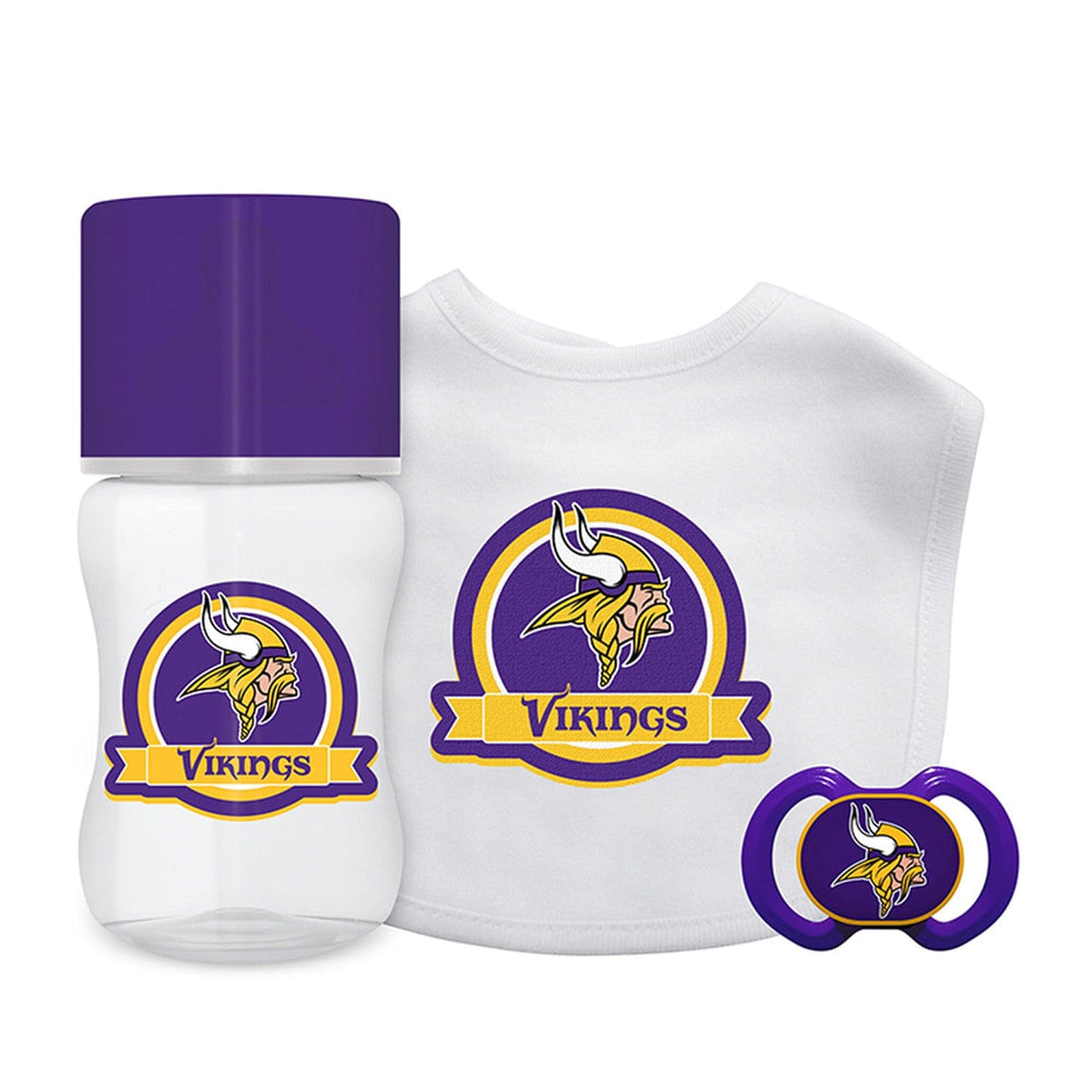 Minnesota Vikings - 3-Piece Baby Gift Set (ONLINE ORDER ONLY)