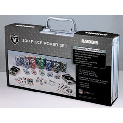 Las Vegas Raiders 300 Piece Poker Set (ONLINE ORDER ONLY)