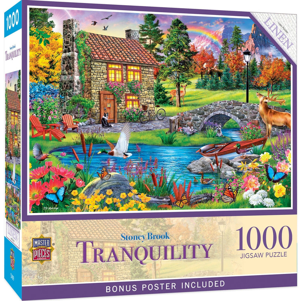 Tranquility - Stoney Brook Cottage 1000 Piece Jigsaw Puzzle (ONLINE ORDER ONLY)