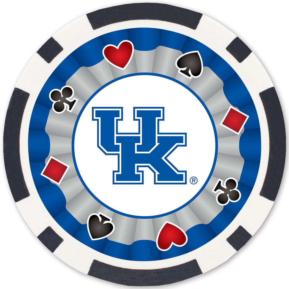 Kentucky Wildcats 100 Piece Poker Chips (ONLINE ORDER ONLY)