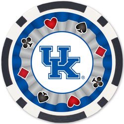 Kentucky Wildcats 100 Piece Poker Chips (ONLINE ORDER ONLY)