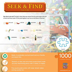 Seek & Find - Van Life 1000 Piece Jigsaw Puzzle (ONLINE ORDER ONLY)