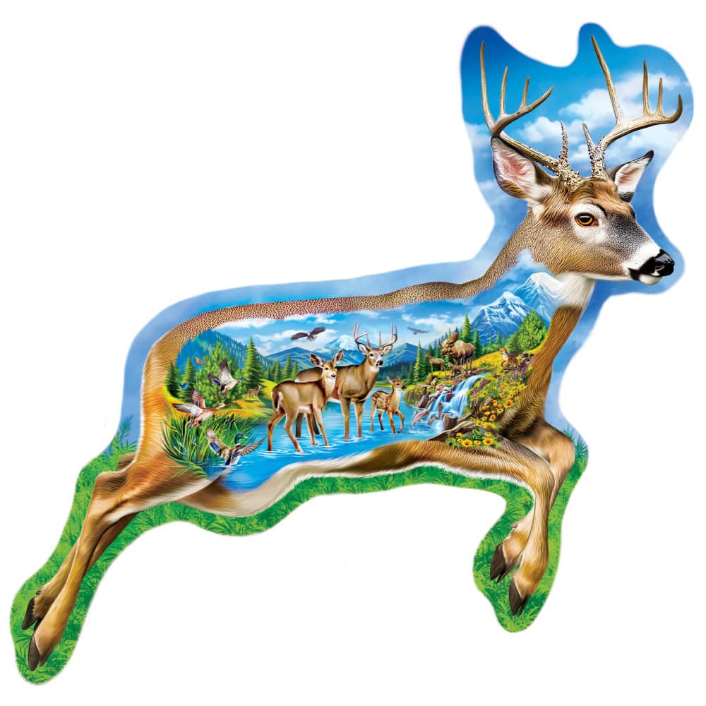 Shapes - The Swift Stag 1000 Piece Shaped Jigsaw Puzzle (ONLINE ORDER ONLY)