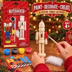 Nutcracker Lumberjack Ornament Wood Paint Kit