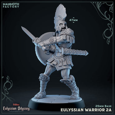Eulyssian Warrior: Sculpt 2 (Ancient Greek Solder) (Online Only)
