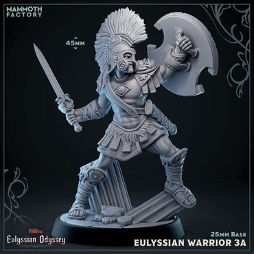 Eulyssian Warrior: Sculpt 3 (Ancient Greek Solder) (Online Only)