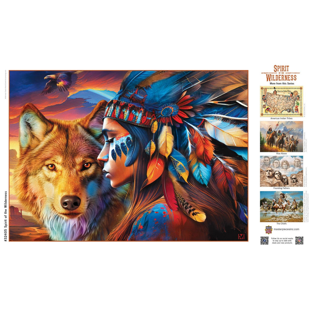 Tribal Spirit - Spirit of the Wilderness 500 Piece Jigsaw Puzzle (ONLINE ORDER ONLY)