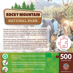 Rocky Mountain National Park 500 Piece Jigsaw Puzzle (ONLINE ORDER ONLY)