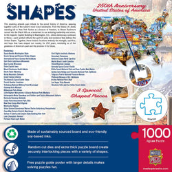 250th Anniversary United States of America 1000 Piece Shaped Jigsaw Puzzle (ONLINE ORDER ONLY)