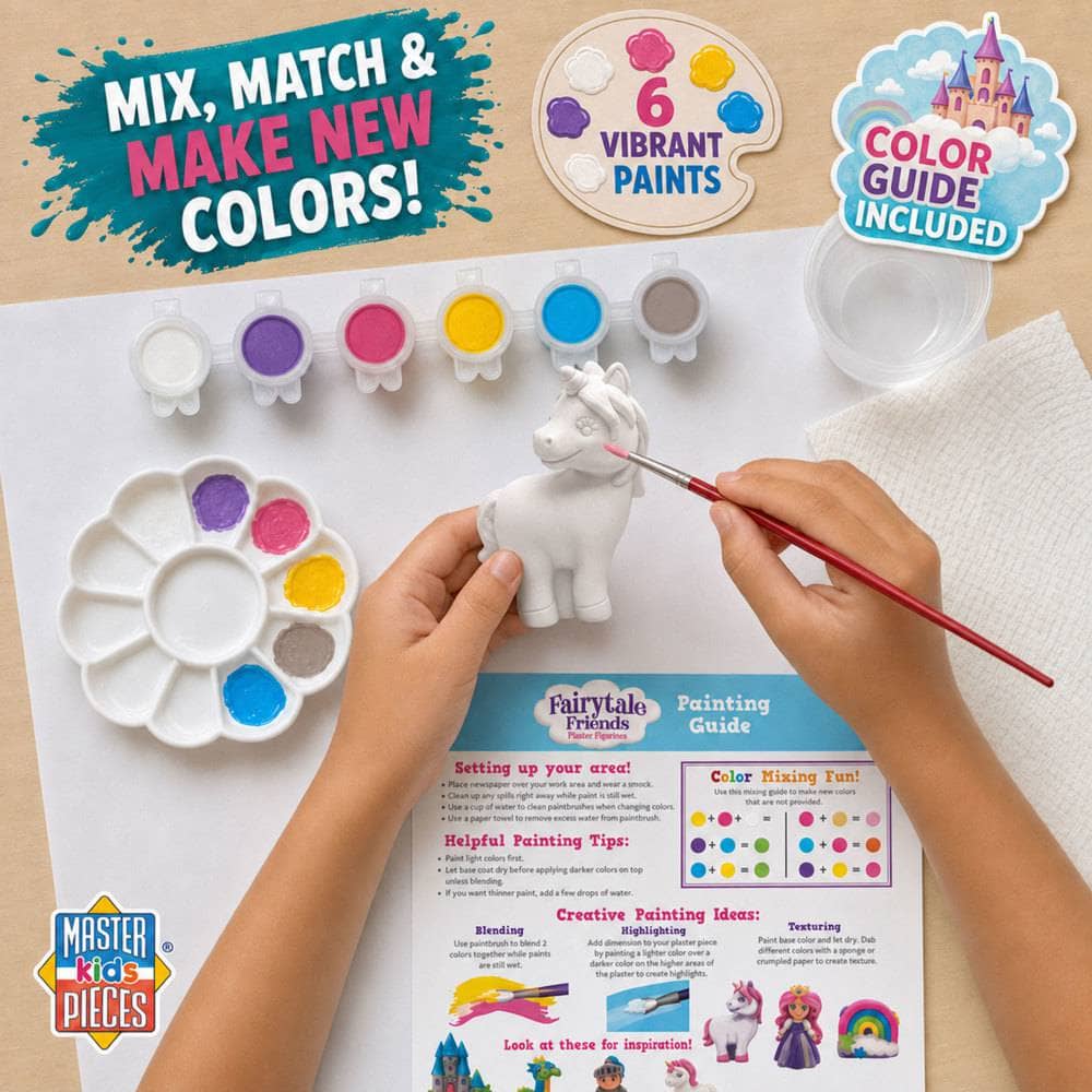 Magic & Make Believe - Plaster Figurine Paint Set