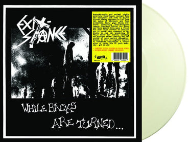 EXIT-STANCE - While Backs Are Turned... (White Vinyl) [Vinyl] (ONLINE ORDER ONLY)