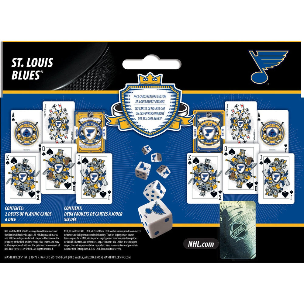 St. Louis Blues - 2-Pack Playing Cards & Dice Set (ONLINE ORDER ONLY)