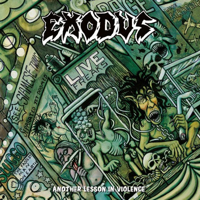 Exodus - Another Lesson In Violence (Limited Edition, 180 Gram Vinyl, Colored Vinyl, Yellow & Black Marble) [Import] (2 Lp's) [Vinyl] (ONLINE ORDER ONLY)