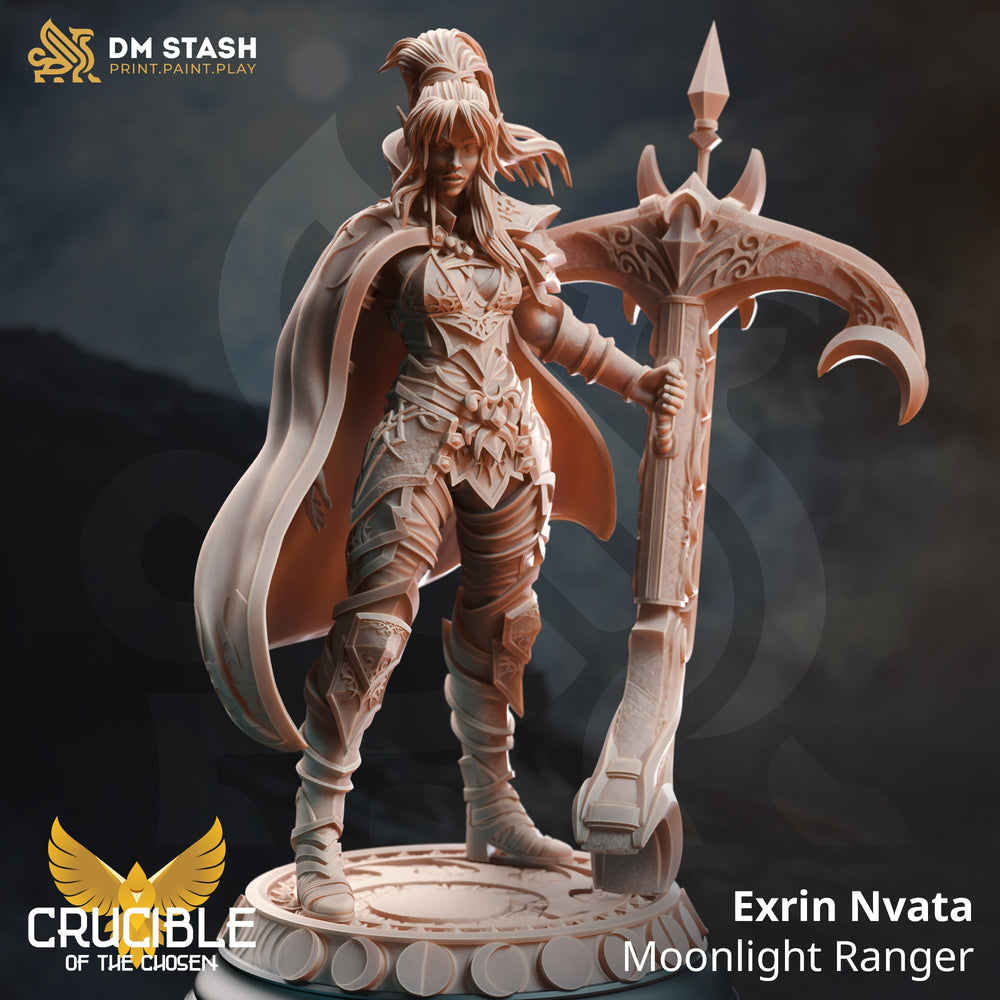 Exrin Nvata, Moonlight Ranger (Female Elf Ranger) (Online Order Only)
